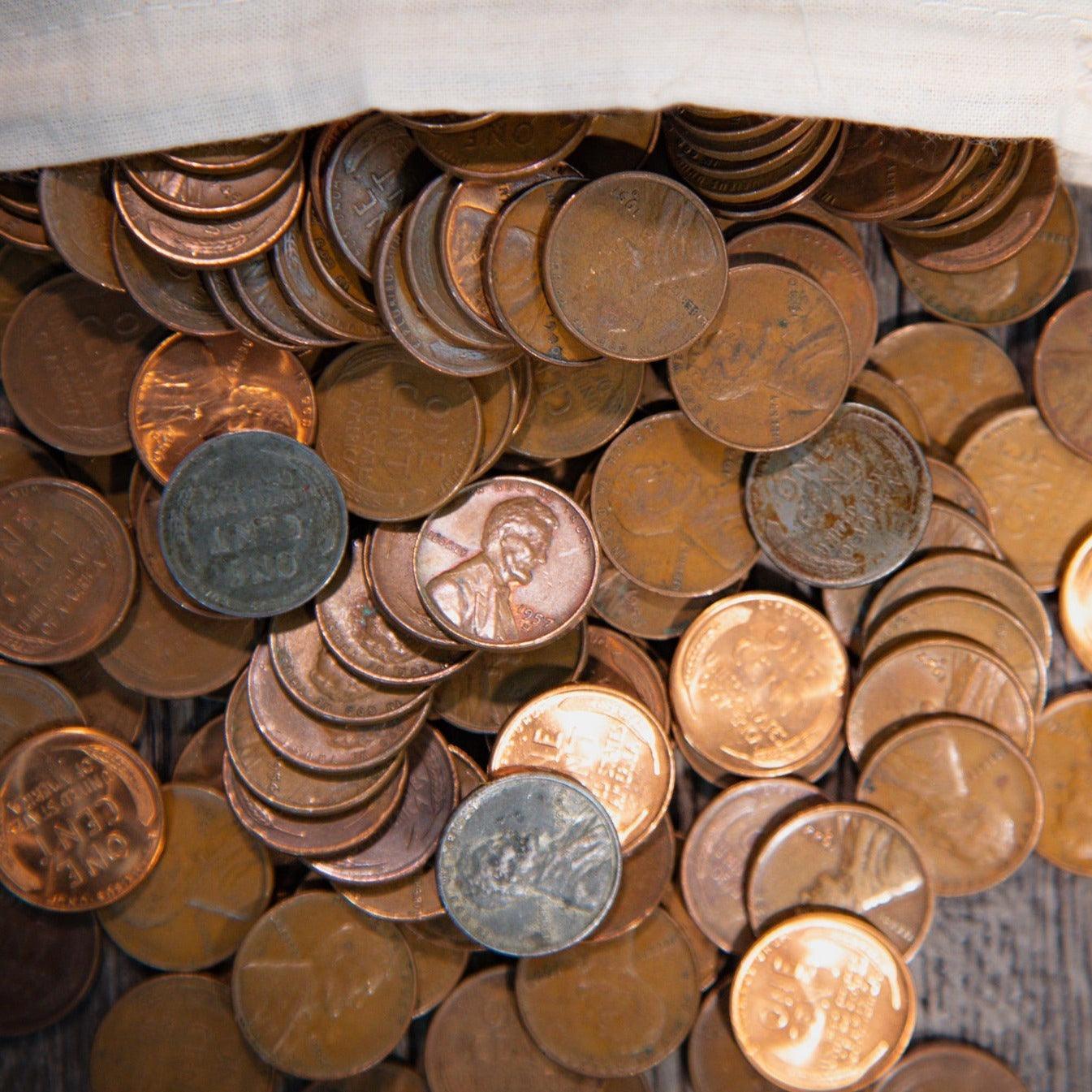 1909-1958 Wheat Cent 1 Lb Bag (Avg Circ) - Image 5