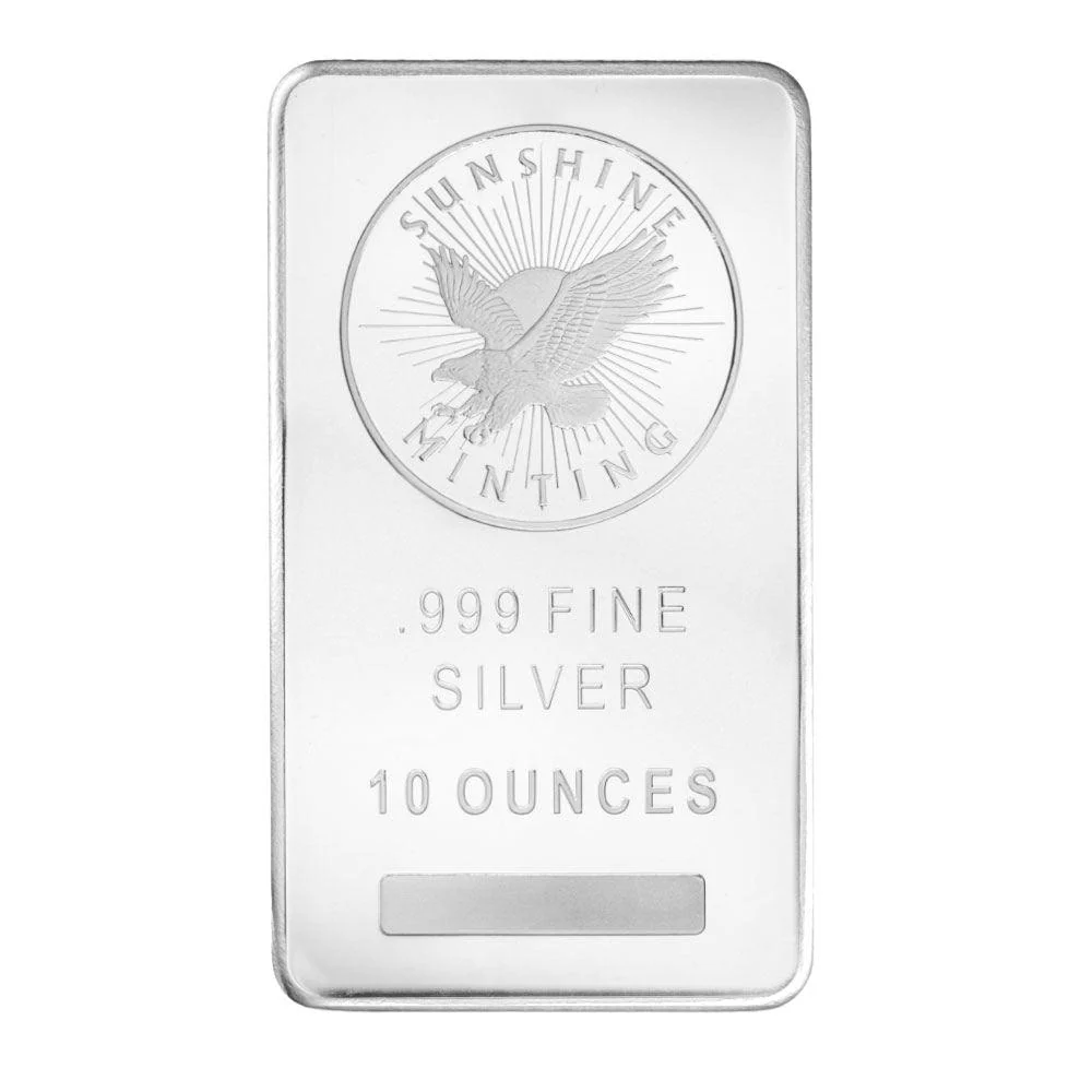 10 Oz Silver Bar BU - Mystery Design - Image 4