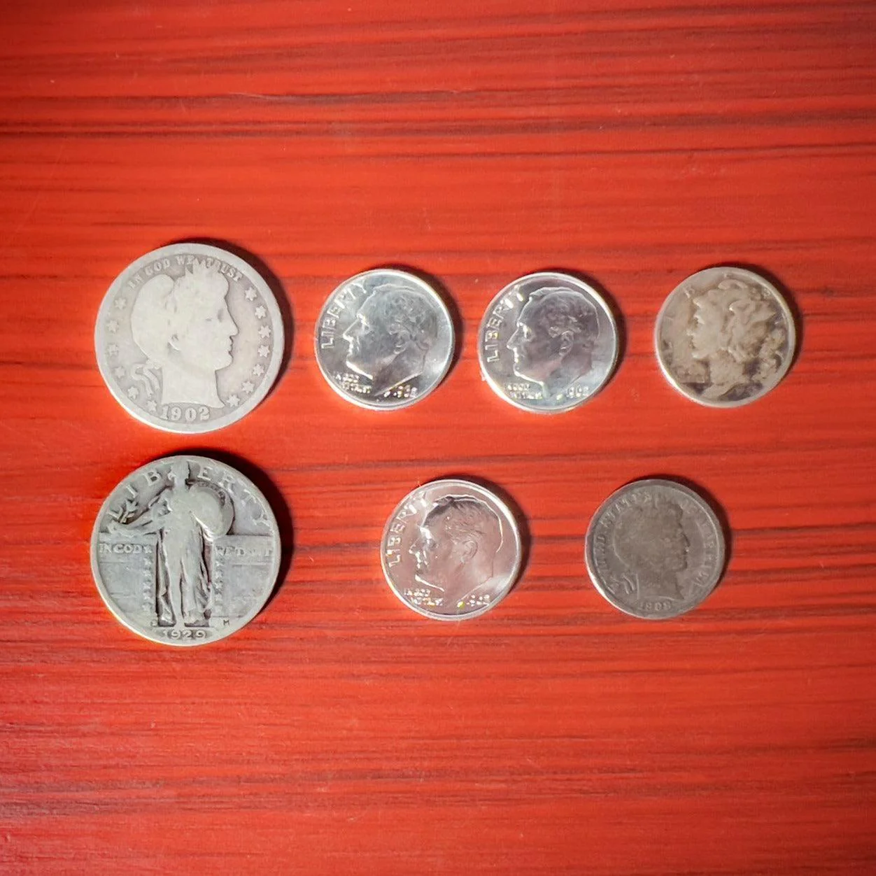 $1 Face Value 90% Silver Coins - Image 3