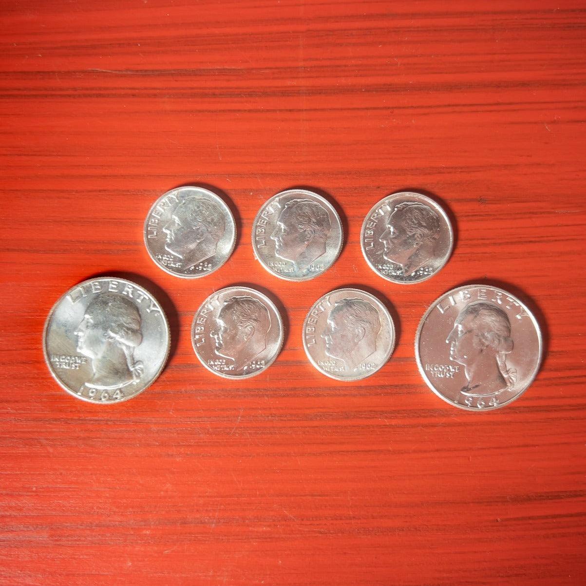 $1 Face Value 90% Silver Coins - Image 5