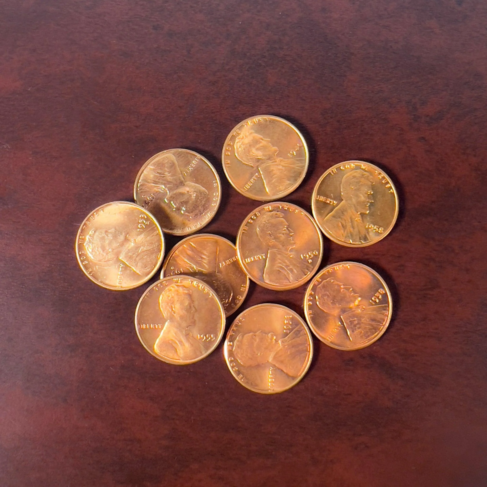 BU (Reds & Red/Browns) Wheat Penny Grab Bag - Image 4