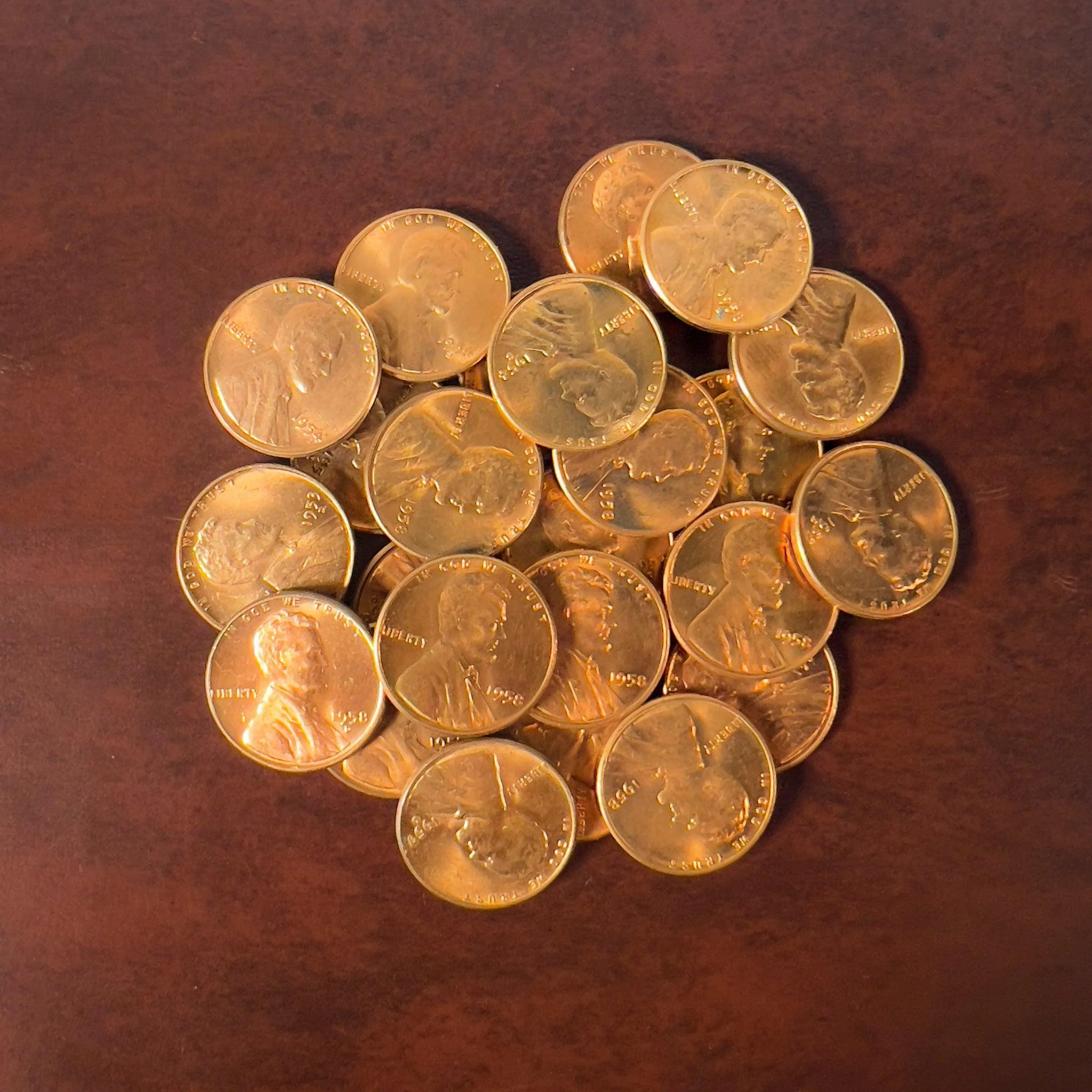 BU (Reds & Red/Browns) Wheat Penny Grab Bag - Image 5