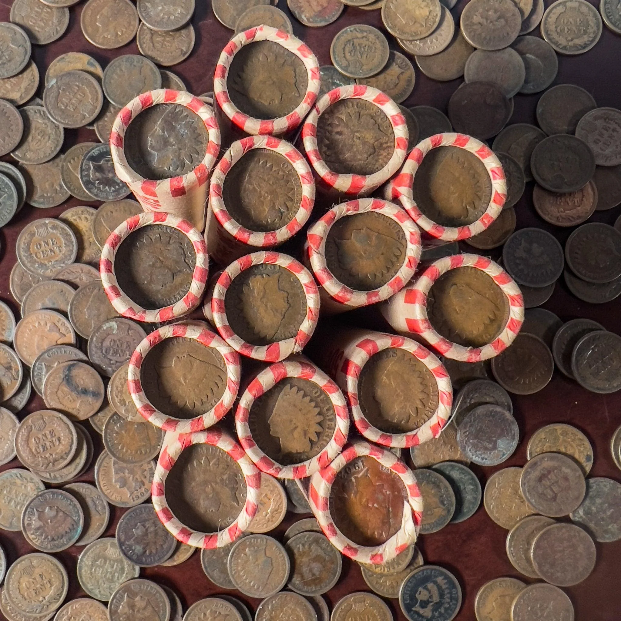 1859-1909 Indian Head Cent 50-Count Rolls (Avg Circ/VG) - Image 3