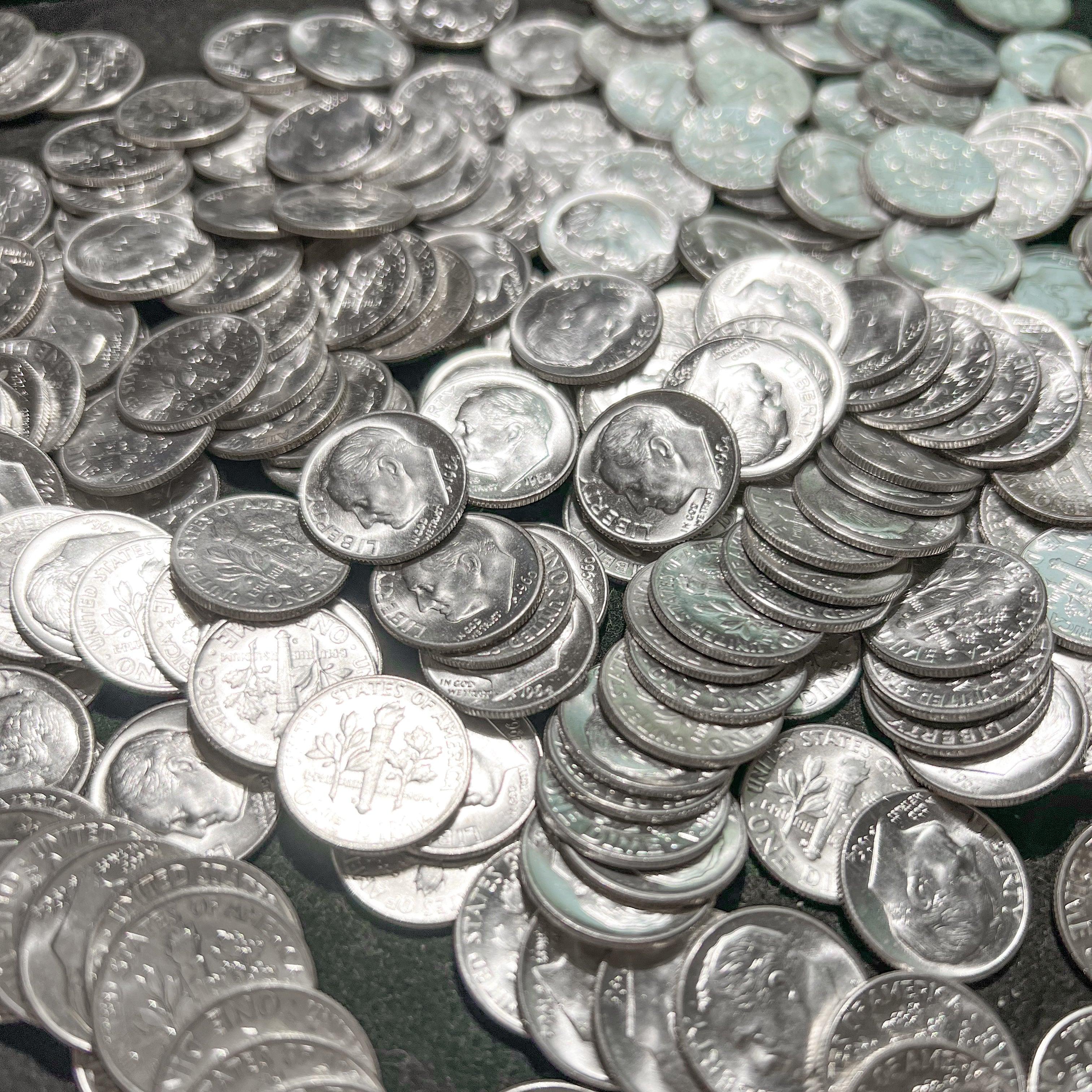 $5 Face - 90% Silver Roosevelt Dimes (BU/UNC) - Image 3