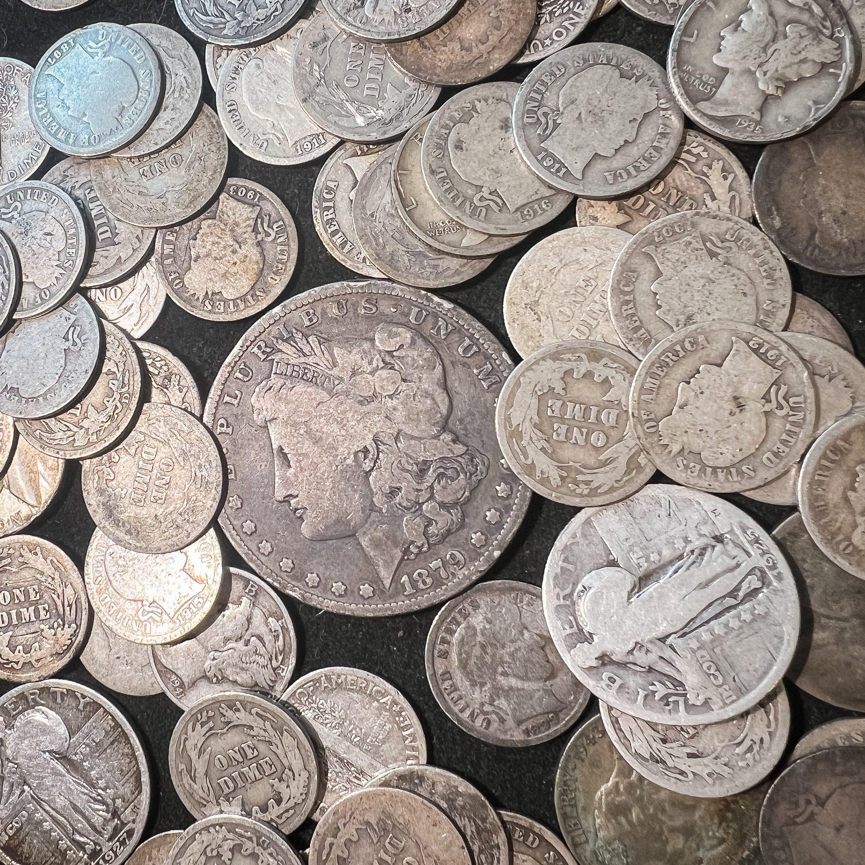 Vintage AG/CULL U.S. Silver Value Bag - Image 6